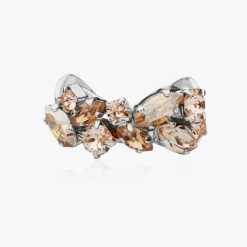 Caroline Svedbom Stella Ring / Silk Combo (Rhodium)