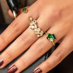 Caroline Svedbom Stella Ring / Crystal (Rhodium)