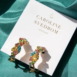 Caroline Svedbom Stella Örhängen / Rainbow Combo (Rhodium)