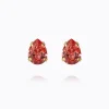 Caroline Svedbom Superpetite Drop Örhängen / Rose Peach (Guld)