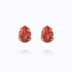Caroline Svedbom Superpetite Drop Örhängen / Rose Peach (Guld)