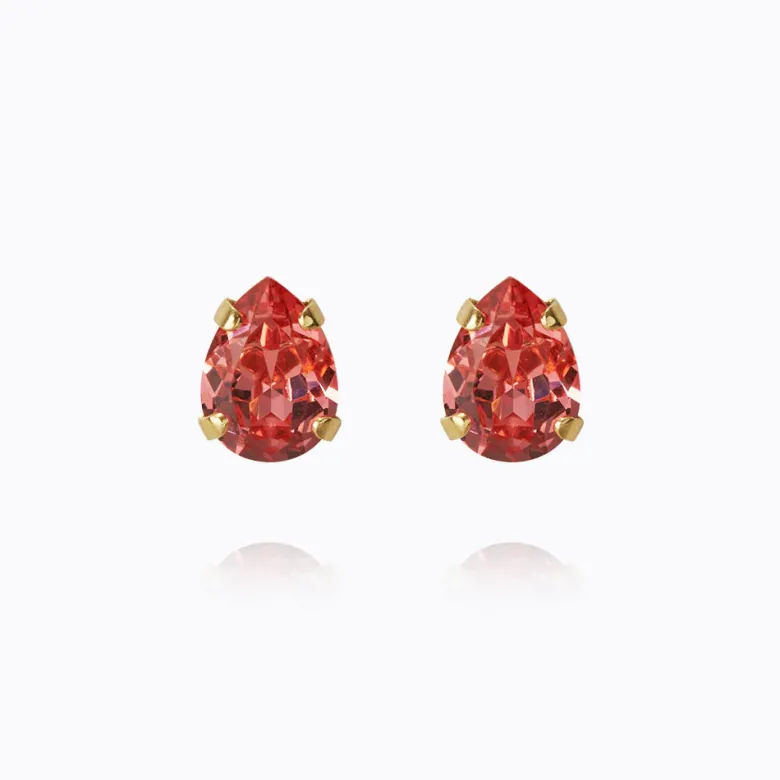 Caroline Svedbom Superpetite Drop Örhängen / Rose Peach (Guld)