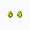 Caroline Svedbom Superpetite Drop Örhängen / Citrus Green (Rhodium)