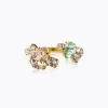 Caroline Svedbom Vivi Ring / Chrysolite + Light Silk (Guld)