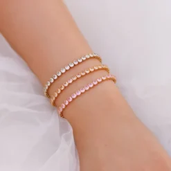 Caroline Svedbom Zara Armband/ Golden Shadow (Rhodium)