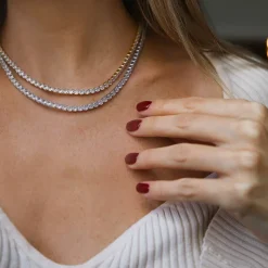 Caroline Svedbom Zara Halsband / Crystal (Rhodium)