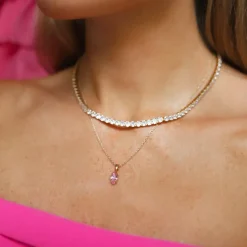 Caroline Svedbom Zara Halsband / Crystal (Guld)