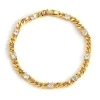 Celine Estelle Guldarmband med 18K förgyllning och CZ – 18 cm – CEBG010