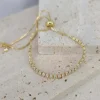 Celine Estelle Guldarmband med 18K förgyllning med cubic zirconia