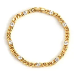 Celine Estelle Guldarmband med 18K förgyllning – 18 cm