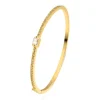Celine Estelle Guldarmring med 18K förgyllning med cubic zirconia
