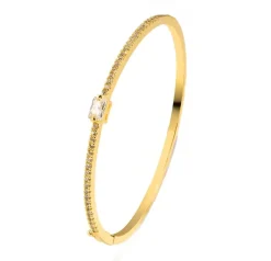 Celine Estelle Guldarmring med 18K förgyllning med cubic zirconia
