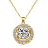 Celine Estelle Guldhalsband med 18K och CZ 40+5 cm