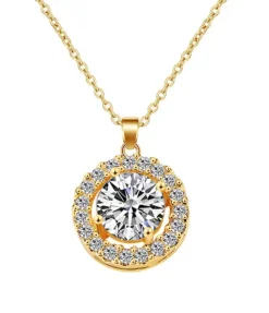 Celine Estelle Guldhalsband med 18K och CZ 40+5 cm