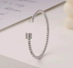 Celine Estelle Silverarmband med cubic zirconia – Reglerbar