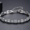Celine Estelle Silverarmband i mässing med CZ 17+5 cm