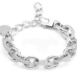 Celine Estelle Silverarmband med CZ 17+7 cm