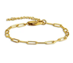 Celine Estelle Tunt Guldarmband med 18K förgyllning 16+4 cm