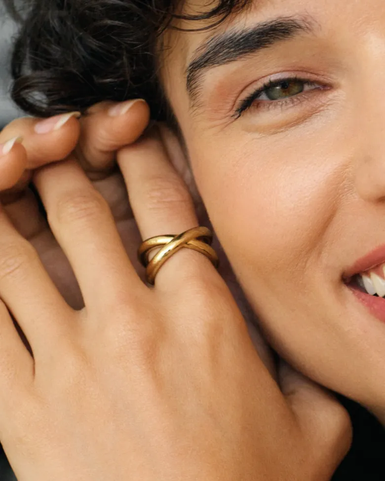 Edblad Alexa Ring L – Guld