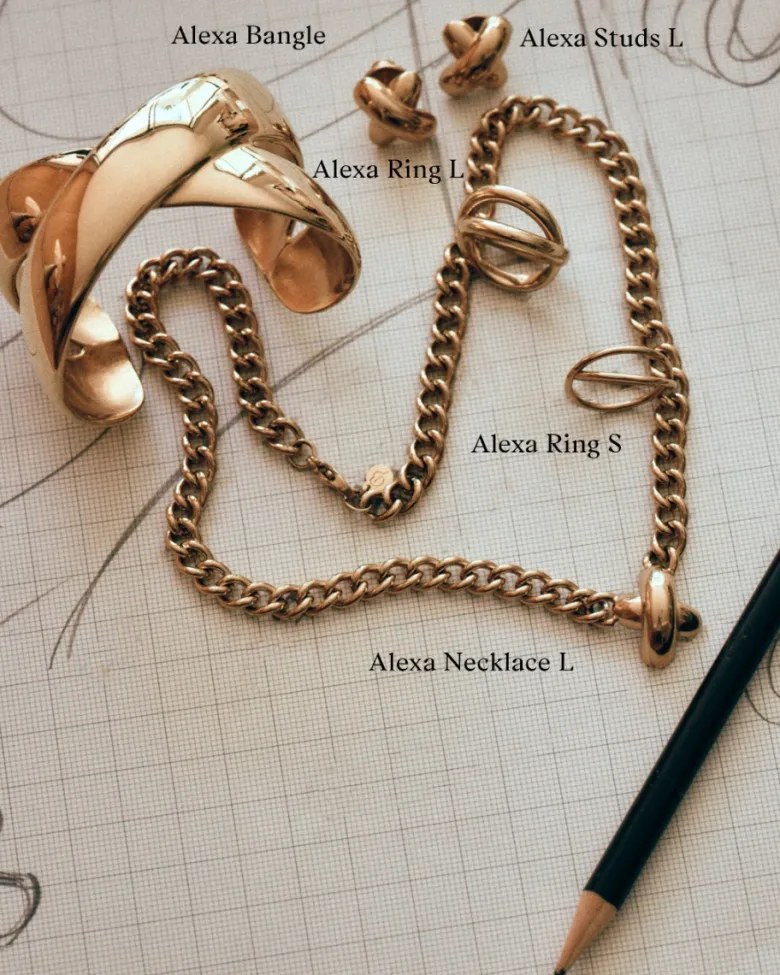Edblad Alexa Ring L – Guld