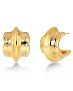 Edblad Barre Hoops L – Guld