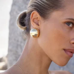 Edblad Bead Studs Maxi Guld Örhängen (126059)