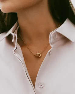 Edblad Chunky Eternal Halsband Guld