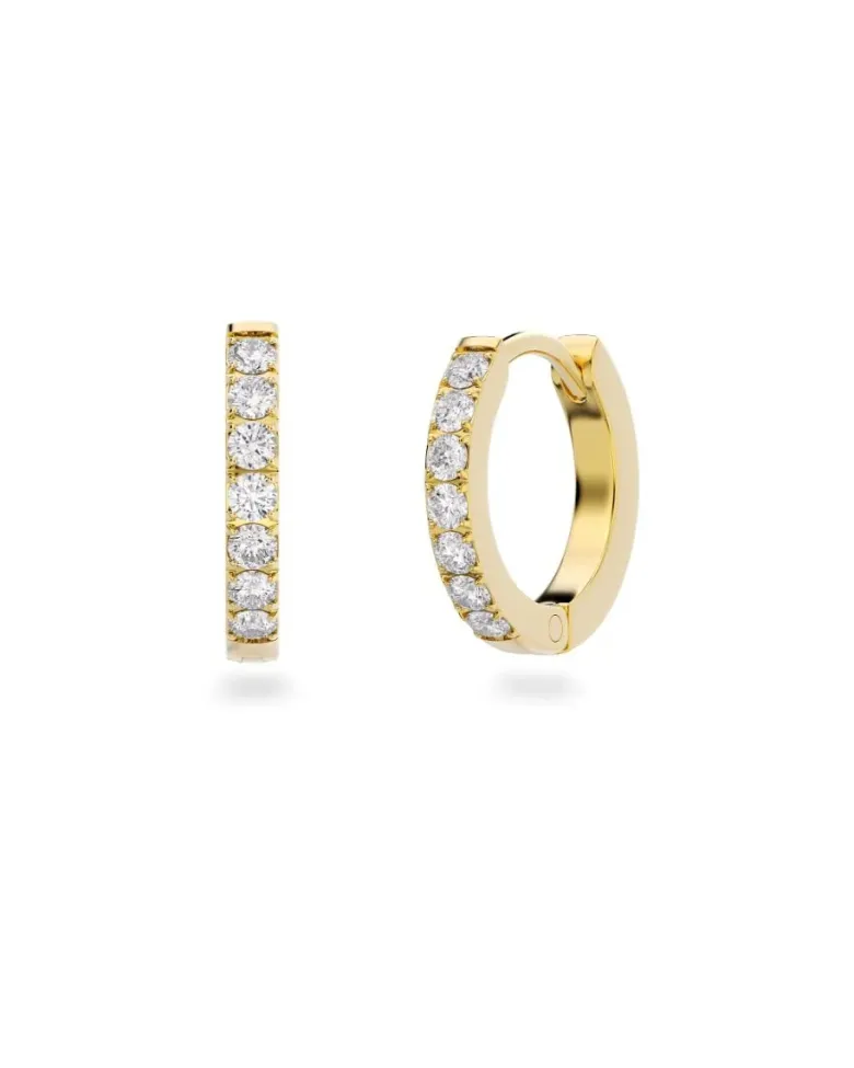 Edblad Glow Hoops M Örhängen Guld (126888)
