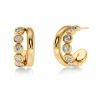Edblad Grace Hoops L – Guld