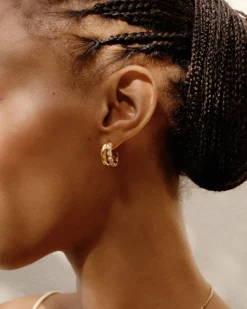 Edblad Grace Hoops L – Guld