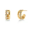 Edblad Grace Hoops S – Guld