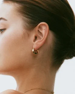 Edblad Helix Hoops S – Guld