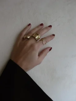 Edblad Helix Ring – Guld