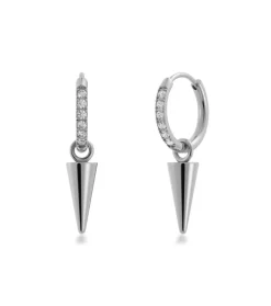 Edblad Hoops Mini Sparkle Steel 127068