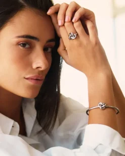 Edblad Infinity Knot Bangle Armband S Stål