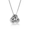 Edblad Infinity Knot Halsband L Stål