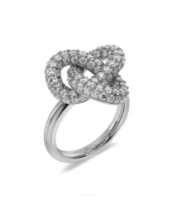 Edblad Infinity Knot Sparkle Ring L – Stål