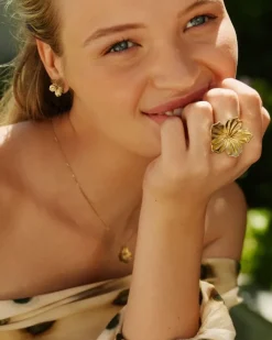 Edblad Jasmine Ring L Guld