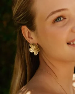 Edblad Jasmine Studs L Guld