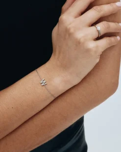Edblad Letter Armband Sparkle A-Ö – Guld