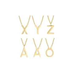 Edblad Letter Halsband A-Ö Guld
