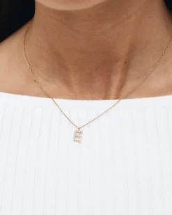 Edblad Letter Halsband Sparkle A-Ö – Guld