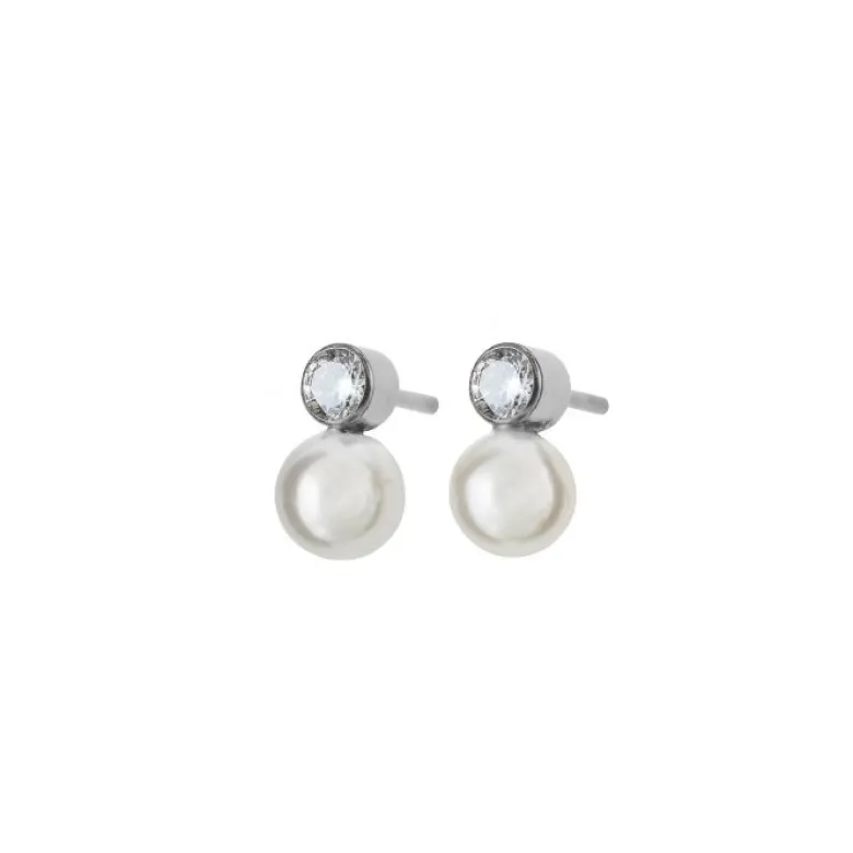 Edblad Luna Studs Large Stål (123869)