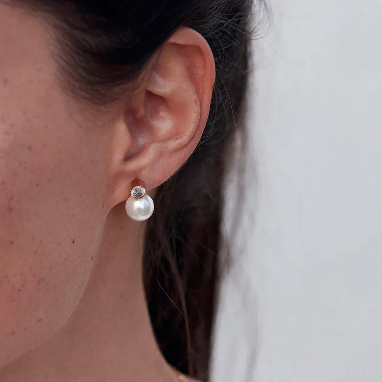 Edblad Luna Studs Large Stål (123869)