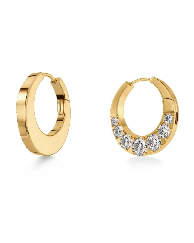 Edblad Monarch Hoops L – Guld