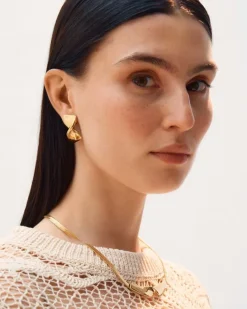 Edblad Nuvole Studs L Örhängen Guld