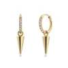 Edblad Peak Hoops Mini Sparkle Gold 127067