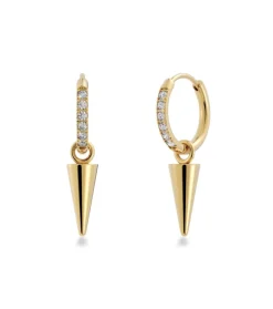 Edblad Peak Hoops Mini Sparkle Gold 127067