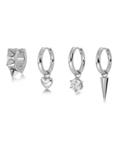 Edblad Peak Hoops One Heart Stål 127226