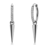 Edblad Peak Hoops Sparkle Steel 127066